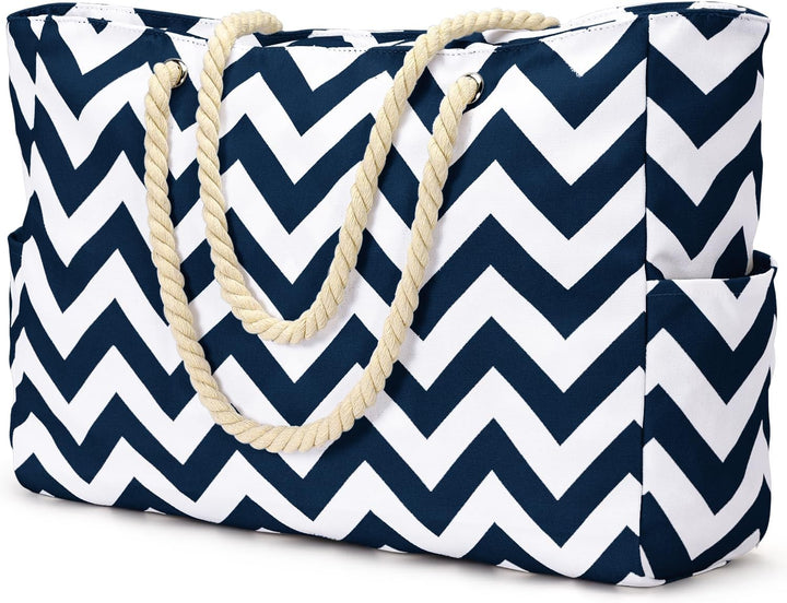 Funktionale Tote Bag für Damen, wasserdicht, geräumig, mit Reißverschluss.