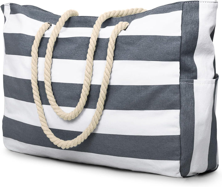 Schicke wasserdichte Damen Schultertasche, groß, mit Reißverschluss für Stadt & Land.