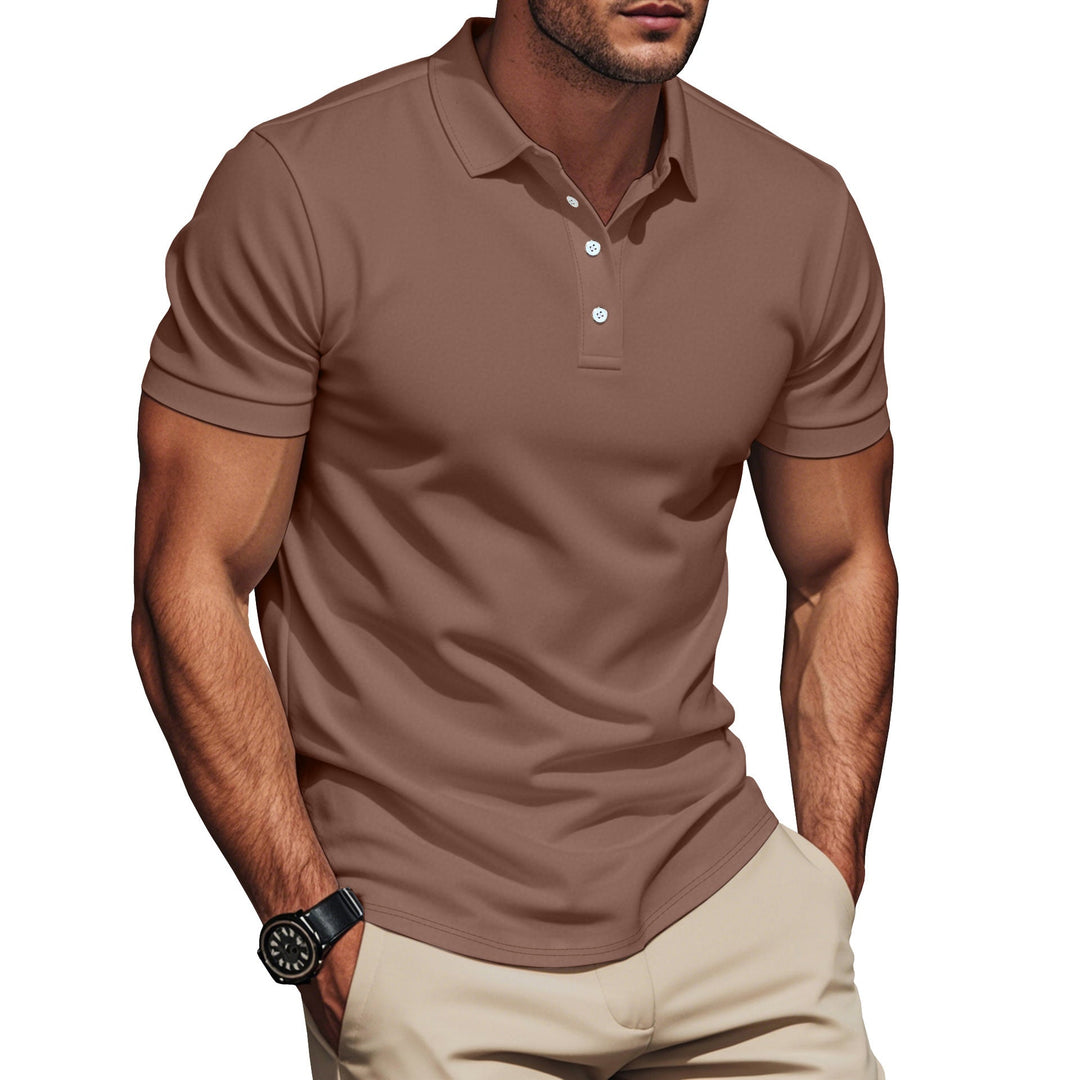 Casual Herren Kurzarm T-Shirt im Pullover-Stil, locker & bequem, perfekt für sommerliche Freizeit-Looks.