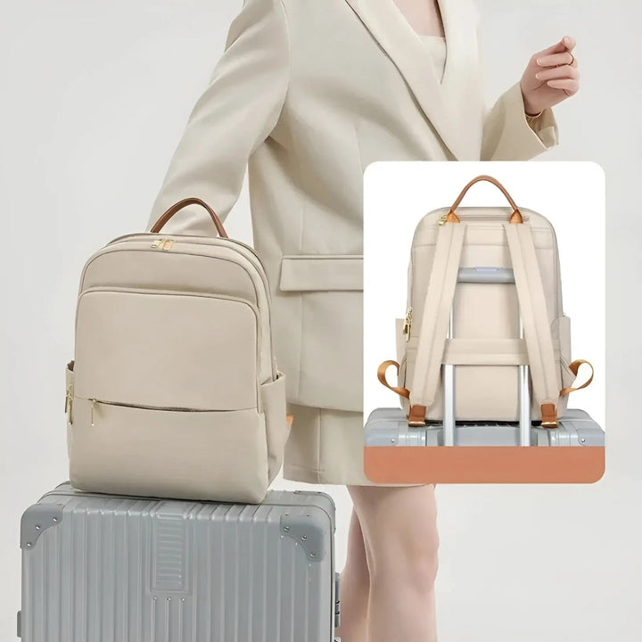 Moderner Damen Business Rucksack als stilvolle Handtasche oder Alltagsrucksack. Vielseitig & geräumig.
