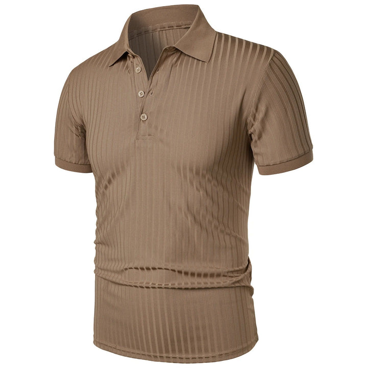 Elegantes Herren Poloshirt mit Knopfleiste, atmungsaktiv & Slim Fit, für einen sportlichen Look.