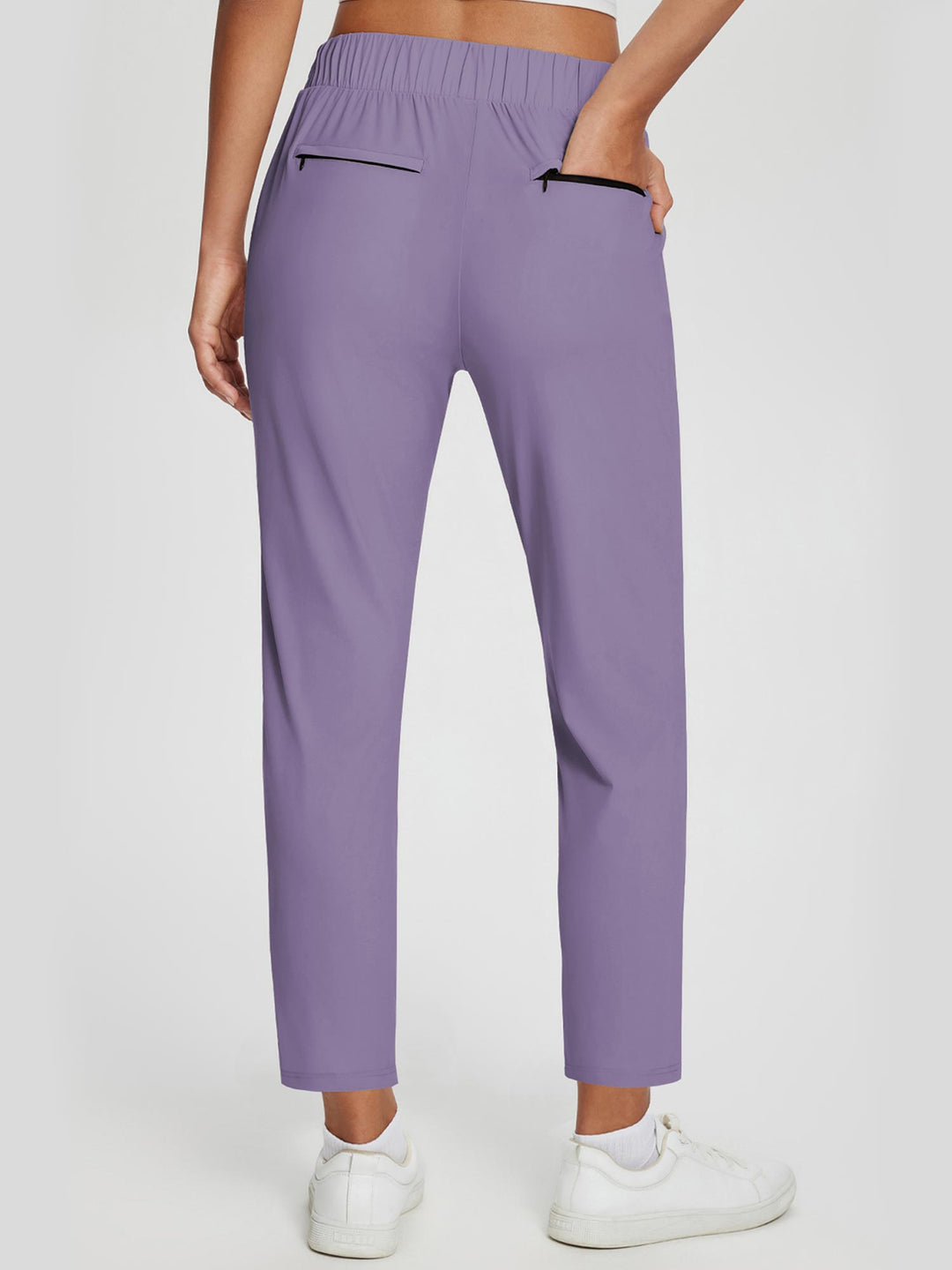 Sonnenschutzhose UPF 50+ für Damen, Leinen, hoher Bund, Beinschlitz. Für jedes Abenteuer.