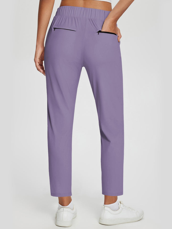Sonnenschutzhose UPF 50+ für Damen, Leinen, hoher Bund, Beinschlitz. Für jedes Abenteuer.