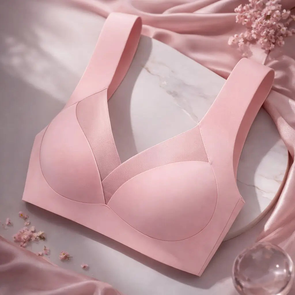 Alltags-BH für Damen: Nahtloser Push-up ohne Bügel. Bietet Komfort und sanfte Unterstützung.