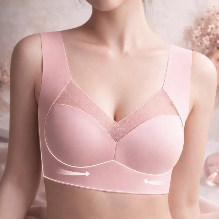 Damen Unterwäsche: Komfortabler nahtloser Push-up BH ohne Bügel für tägliches Wohlbefinden.
