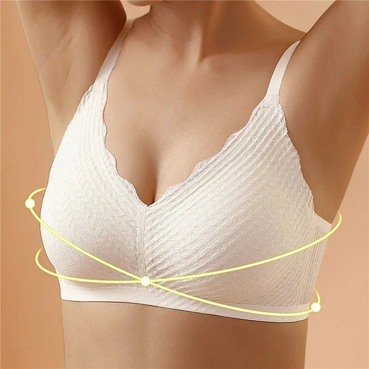 Leichter & bequemer Damen Push-up BH ohne Bügel. Nahtlos für maximalen Komfort im Alltag.