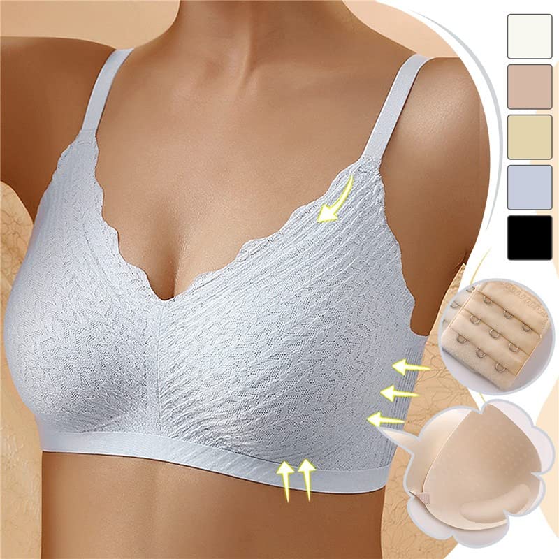 Sanfter Push-up BH für Damen ohne Bügel. Bietet Komfort und eine schöne Form, ideal für den Sommer.