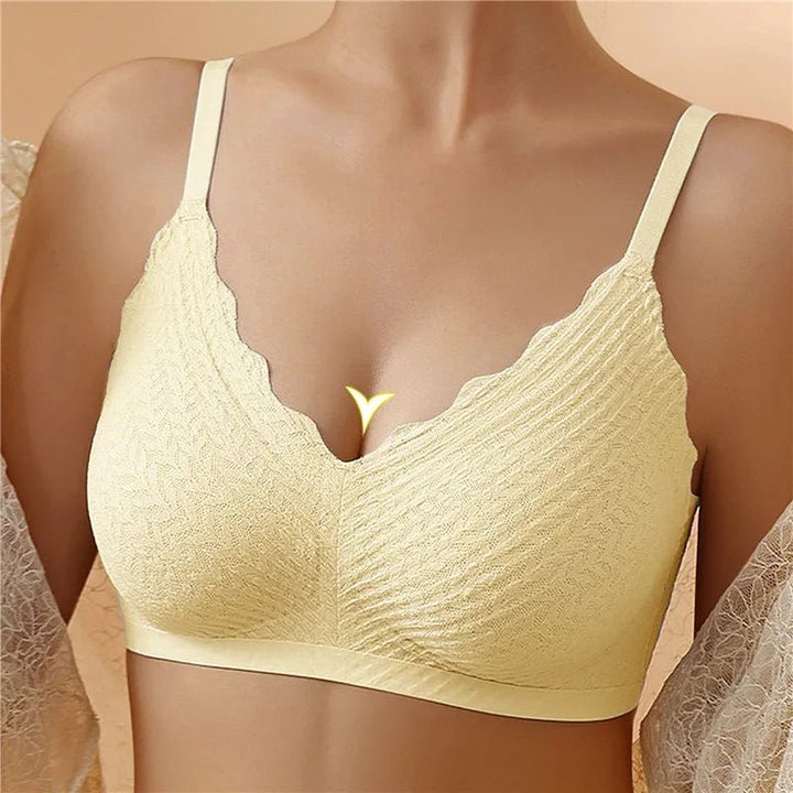 Nahtloser Damen Push-up BH ohne Bügel. Atmungsaktive Unterwäsche für höchsten Tragekomfort.