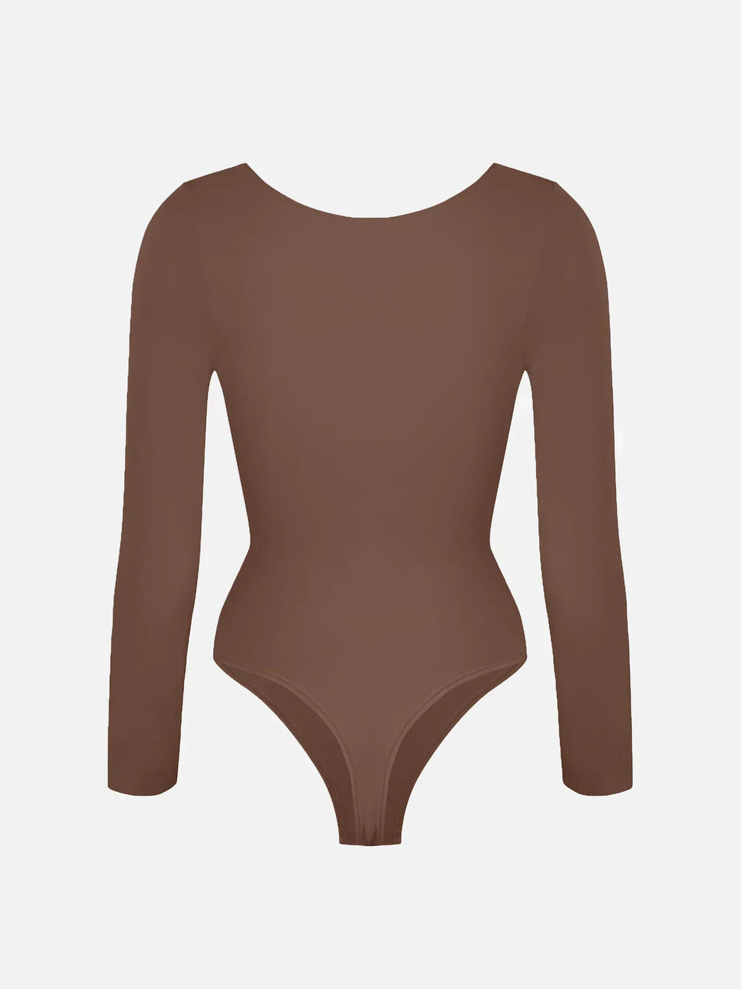 Femininer Langarm Bodysuit, figurformend, perfekt für eine definierte Körpermitte und schlanke Kurven.