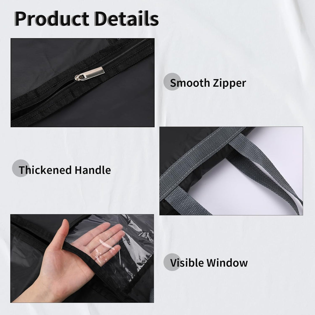 Extra langer Kleidersack 180cm ideal für Abendkleider, Brautkleider & lange Mäntel im Kleiderschrank.