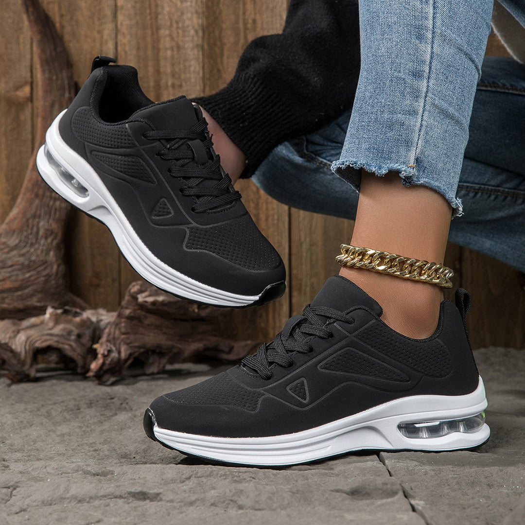 Damen-Komfort-Sneakers mit Air Cushion Technologie & orthopädischem Arch Support, ideal für Herbst/Winter.