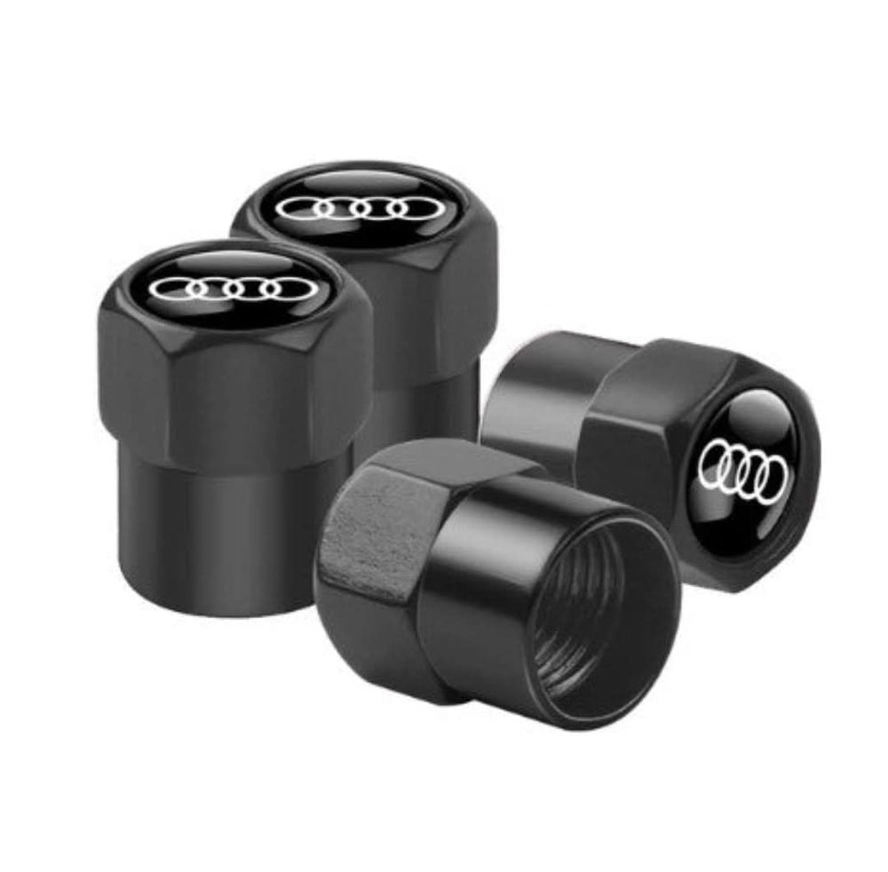 WheelTops Ventilkappen, 4er Set für Autoreifen, hochwertiger und langlebiger Ventilschutz.