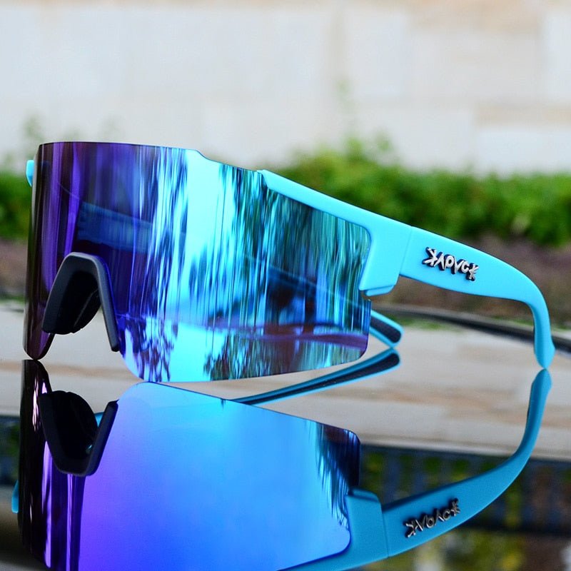Allwetter Sportbrille, unisex, für Radfahrer und Läufer, mit klarem Sichtfeld und Schutz.