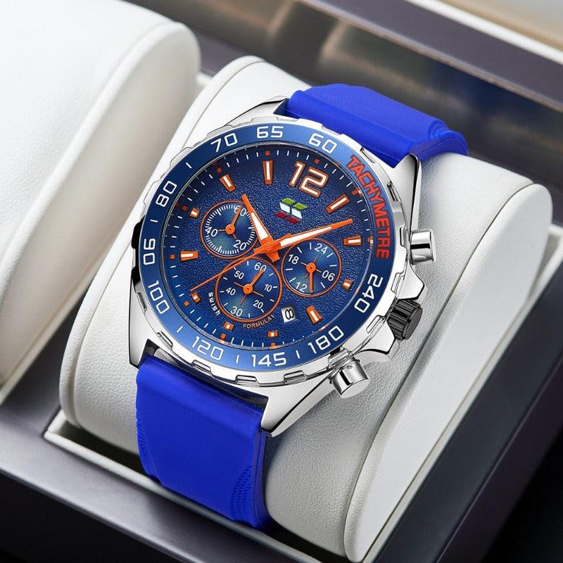 Dynamische Unisex-Uhr am Handgelenk. Stilvolles Mode-Accessoire, präzise & wasserdicht für den urbanen Look.