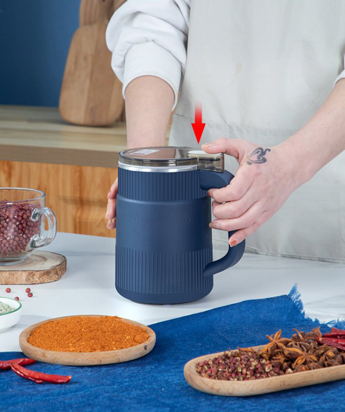 Elektrische Samenmühle & Kaffeemühle mahlt Gewürze frisch, multifunktionales Küchengerät für Zuhause.