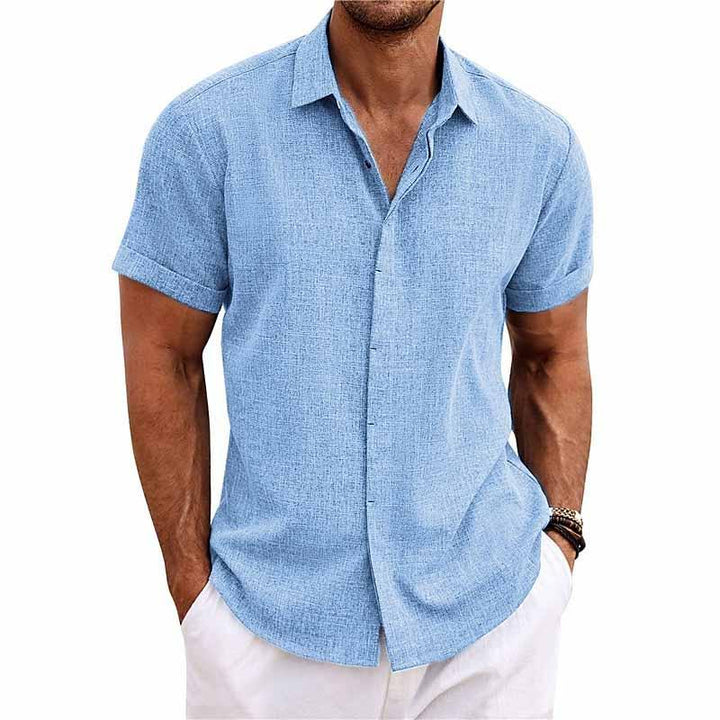 Elegantes Herrenhemd, stilvoll & klassisch, ideal für Business & Freizeit. Vielseitige Männermode für Frühling/Sommer.