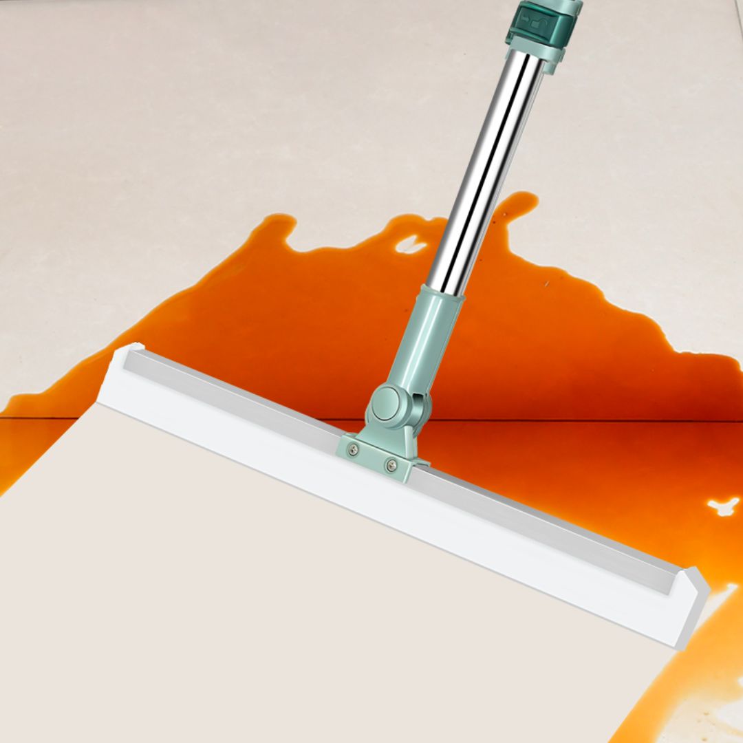 Flexibler Silikonbesen CleanSweep Pro für hygienische Nassreinigung und trockene Staubentfernung.