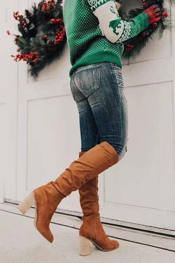Vielseitige Damen Stiefeletten für Herbst & Winter; Komfort, Stretch & 8cm Absatz für elegante Anlässe.