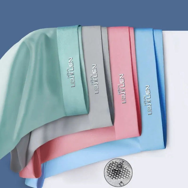 Herren Boxershorts Set aus Ice Silk. Ultimativer Komfort für Sport & Alltag. Kühlend & atmungsaktiv.