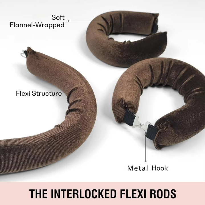 Effektives Haar-Tool: Damen Hitzefreies Haarwickler-Set für Locken, Wellen & gesundes Haar.