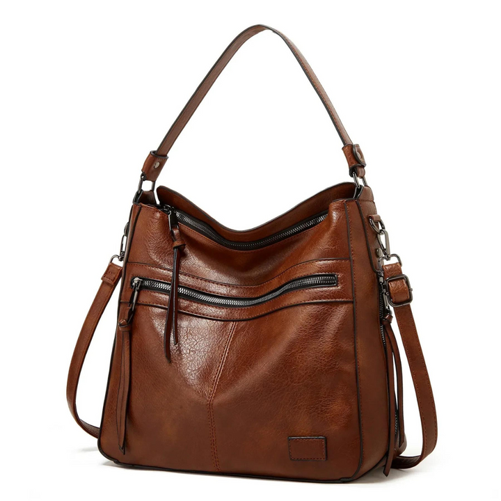 Geräumige Damen Handtasche Elodie, als praktische Schultertasche ideal für den täglichen Gebrauch, elegantes Accessoire.