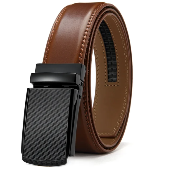 Edler Herrengürtel mit Automatik-Schnalle, das perfekte Accessoire und Geschenk für Männer.