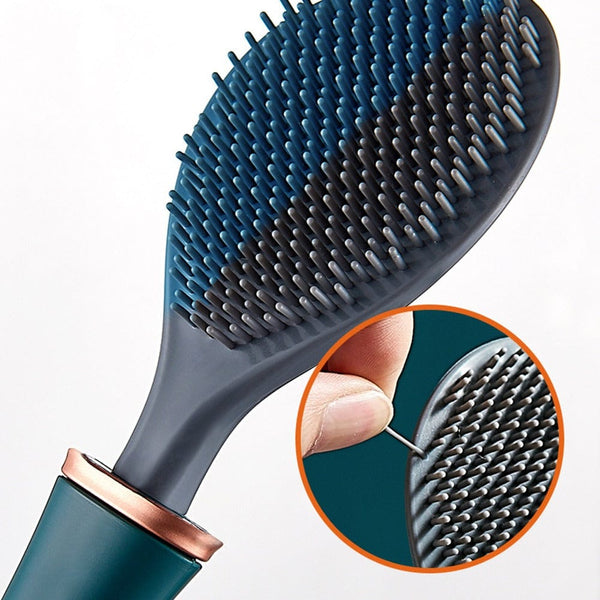 Elegantes Badaccessoire: Clevora Toilettenbürste aus Silikon mit smarter Wandhalterung.