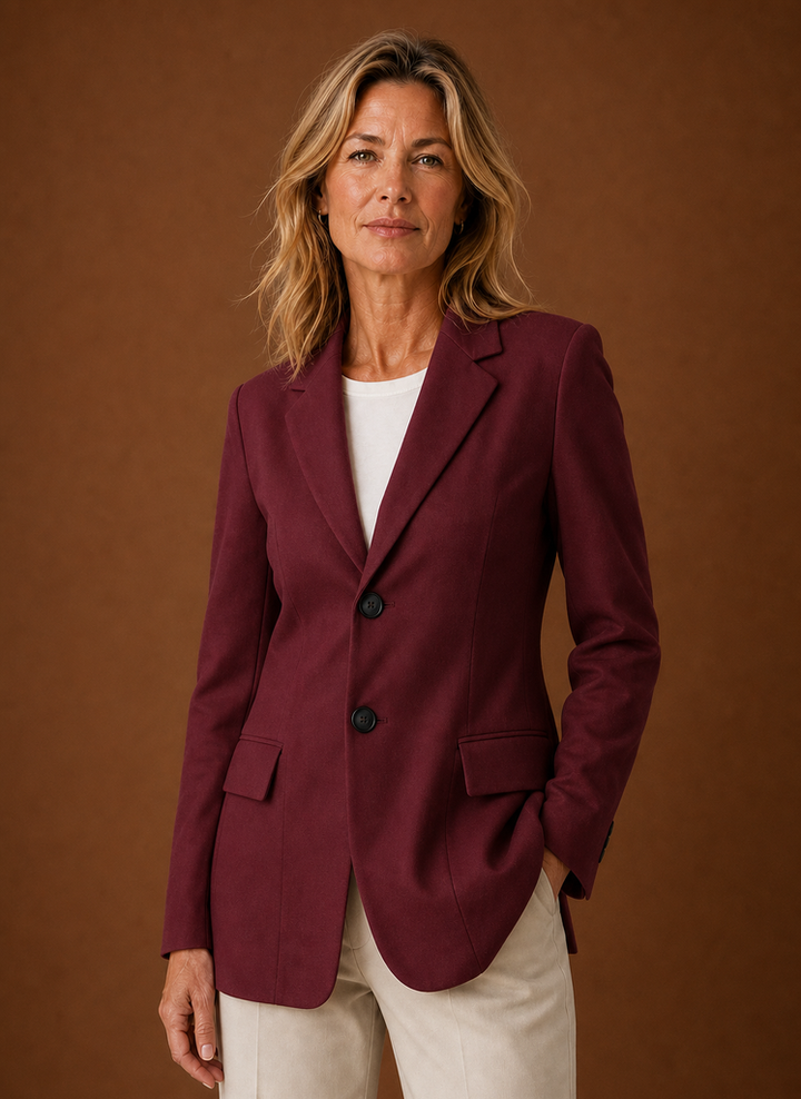 Schicker Damen Longline-Blazer, perfekt als Business Jacke oder für Freizeit-Outfits.