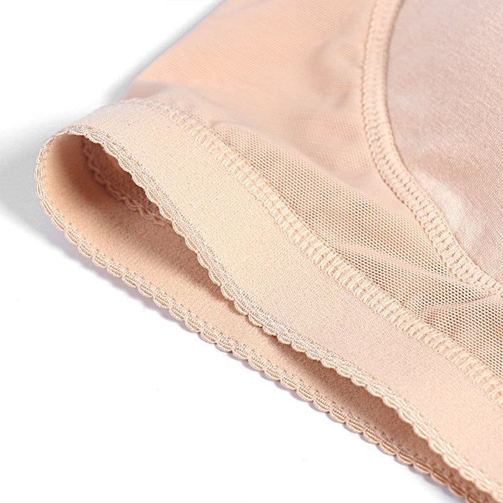 Diskretion: Bauchweg und Po-Lifting Shapewear Slip für Damen, sandfarbe.