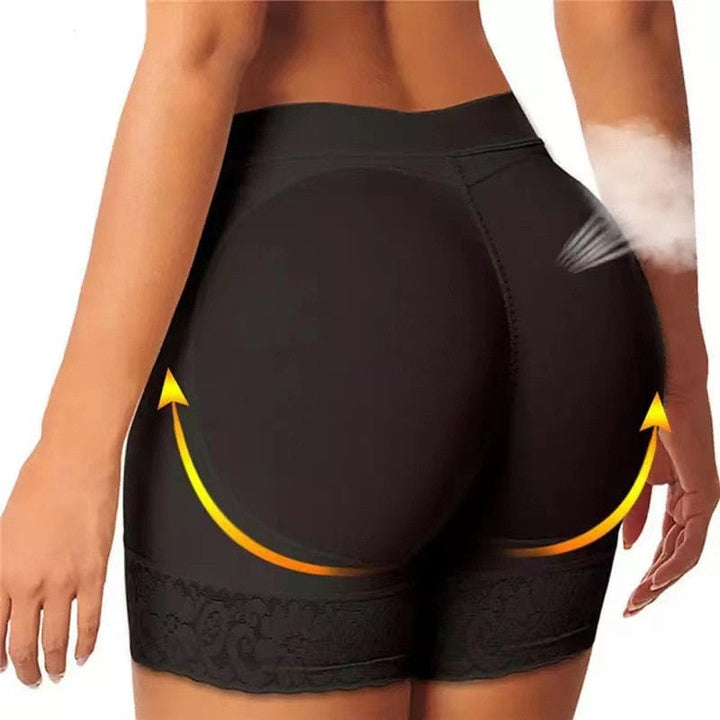 Shapewear Slip für Damen: Po-Lifting und Bauchweg-Effekt, sandfarbe.