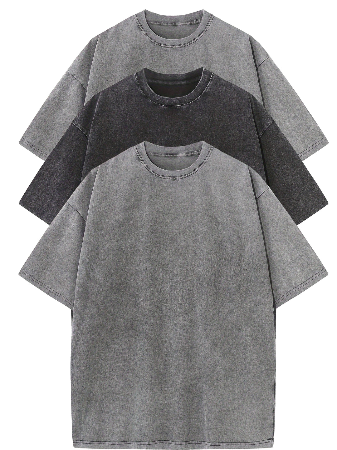 Bequemes Herren Oversize T-Shirt im entspannten Vintage Look. Perfektes Basic Shirt für lässige Männer Freizeitmode.