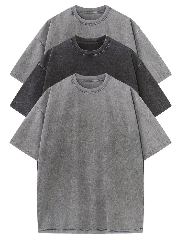 Bequemes Herren Oversize T-Shirt im entspannten Vintage Look. Perfektes Basic Shirt für lässige Männer Freizeitmode.