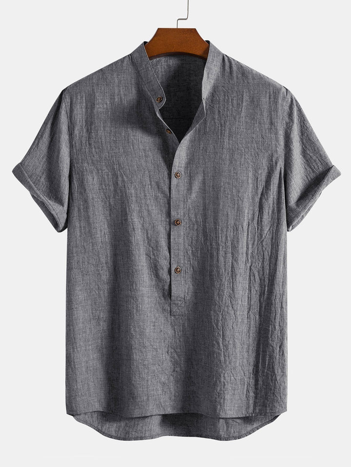 Atmungsaktiver Herren Zweiteiler: Sommer Hemd und Hose Set für maximalen Komfort und Casual Style.
