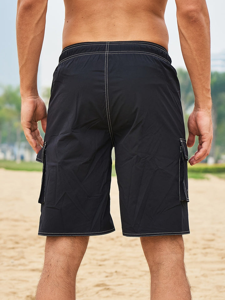 Active Herren Sports-Bermuda mit Innenhose, atmungsaktiv, perfekt für Training und Outdoor-Aktivitäten.