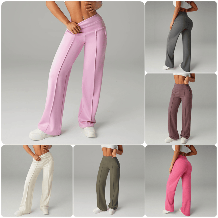 Komfortable weite Hose für Damen, elegant, ideal für den Alltag und Business-Outfits.