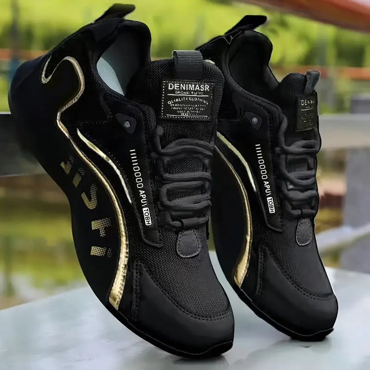 Rutschfeste Herren Sneakers mit Schnürung, bequem & stylisch für den modernen Mann.