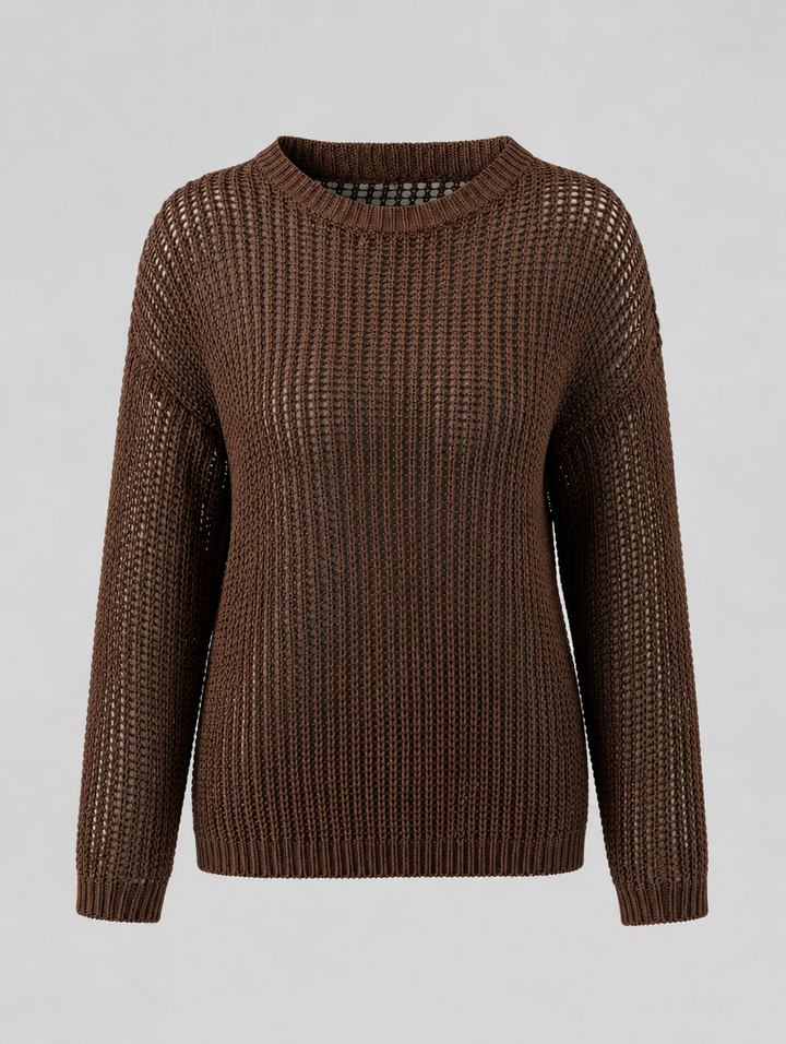 Luftiger Damen Calder Pullover für eine leichte und bequeme Herbstmode. Perfekt als stilvoller Lagenlook.