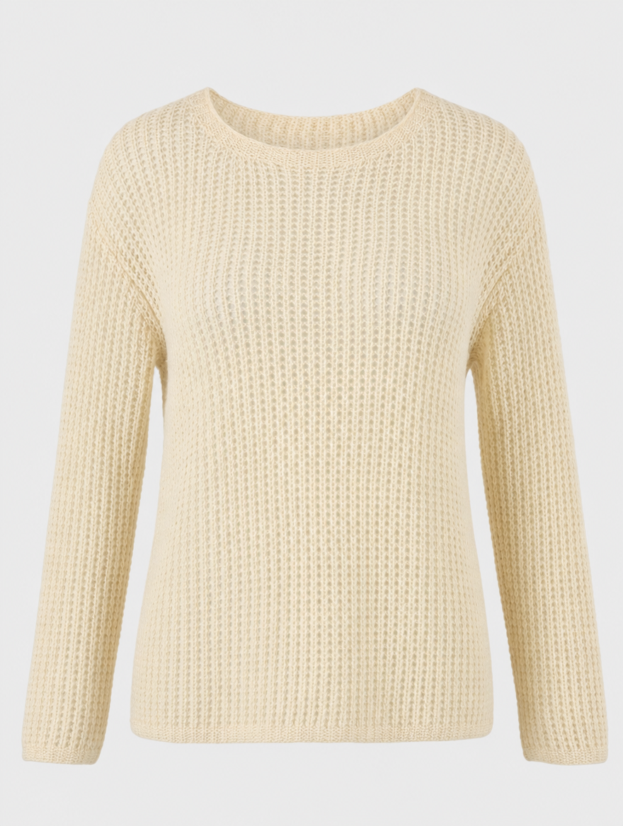 Damen Calder Pullover, luftig und bequem für den stilvollen Lagenlook. Ideal für Freizeit und Übergangszeit.
