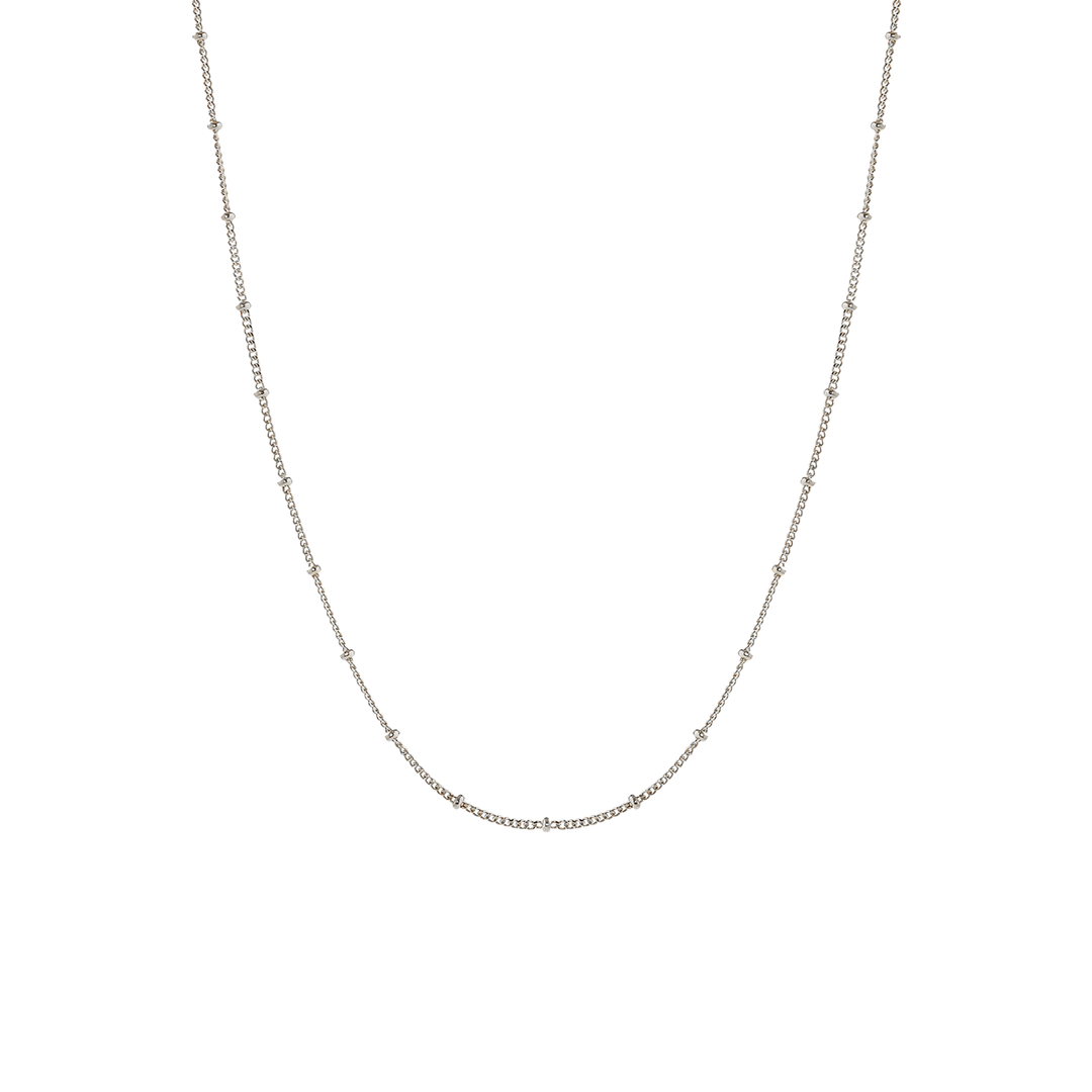 Stilvolle Damen Perlen Choker Halskette in Gold und Silber, verstellbar, wasserfest und perfekt als Geschenk.