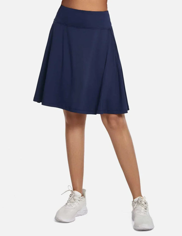 Vielseitiger Damen Skort, UPF50+ Schutz, hoher Bund, integrierte Shorts für Sport, Freizeit & Reise.