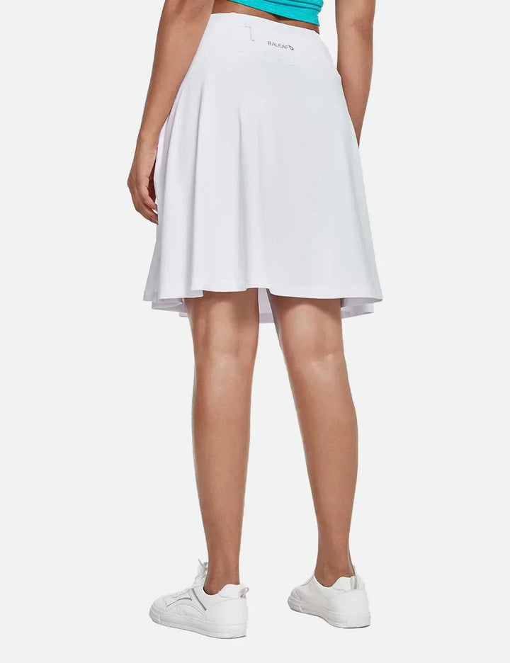 Eleganter Damen Tennis-Skort, UPF50+ Schutz, hoher Bund, atmungsaktive Shorts für Bestleistung.
