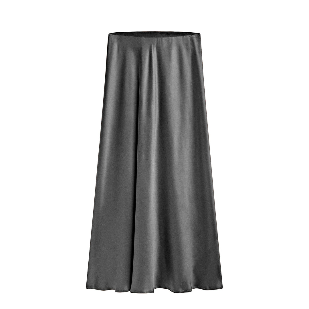 Femininer Damen Midirock mit hohem Bund & schmeichelhaftem Schnitt. Eleganter Schlitz für stilvolle und modische Looks.