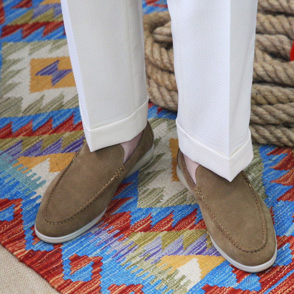 Stilvolle Business Loafer für Herren in Camel, hoher Komfort den ganzen Tag.