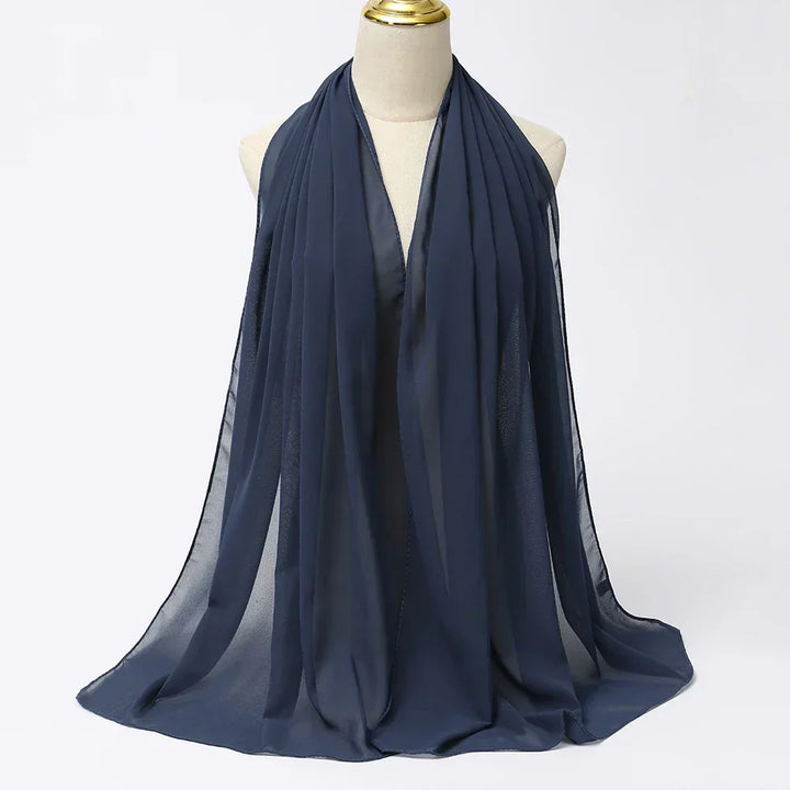 Vielseitiger Damen Chiffon Hijab Schal Leilani. Ein leichtes, modisches Accessoire für jeden Stil.