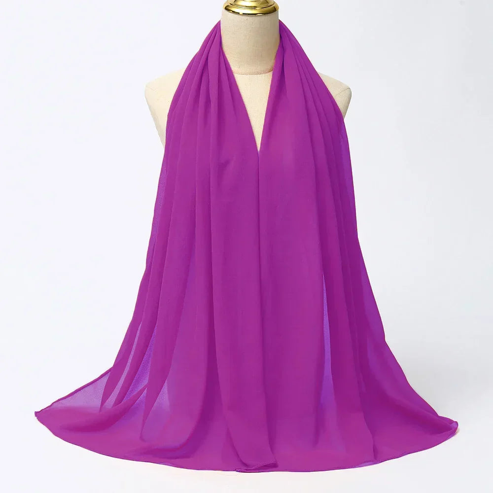 Damen Chiffon Hijab Schal Leilani, leicht & elegant. Ein vielseitiges Accessoire für anspruchsvolle Mode.