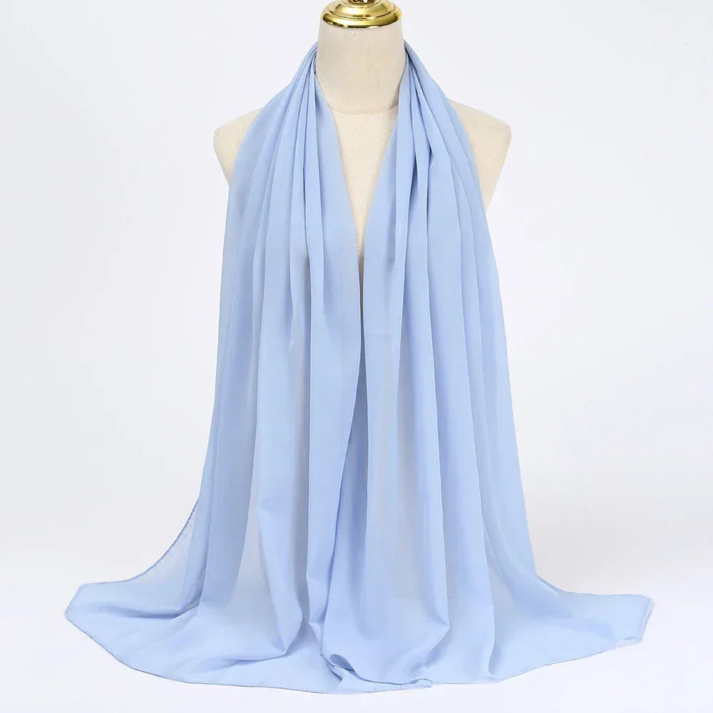 Leichter Damen Hijab Schal Leilani aus Chiffon, elegant & vielseitig. Perfektes Mode-Accessoire.