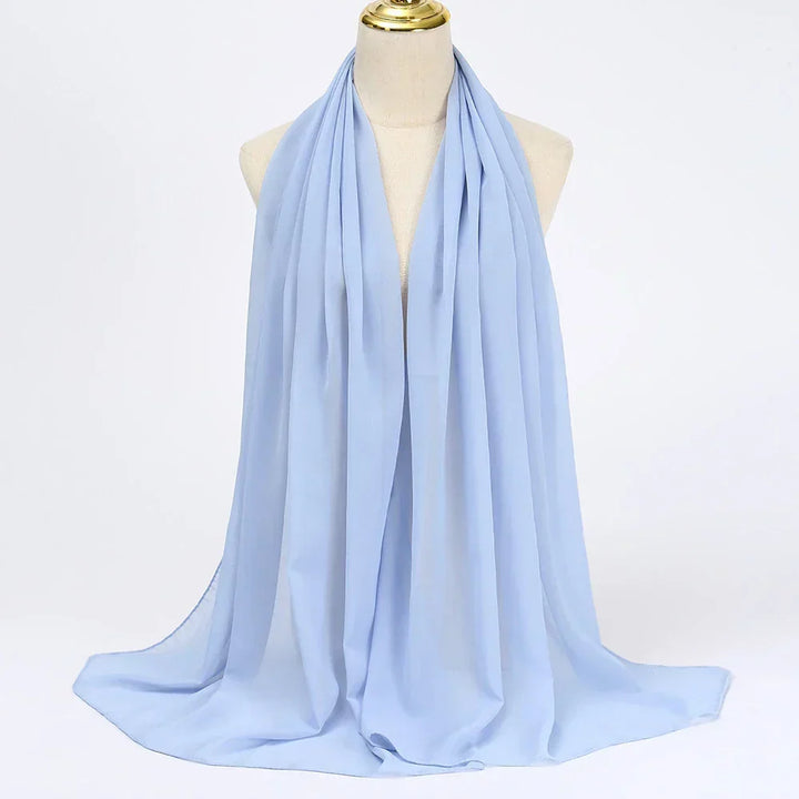 Leichter Damen Hijab Schal Leilani aus Chiffon, elegant & vielseitig. Perfektes Mode-Accessoire.