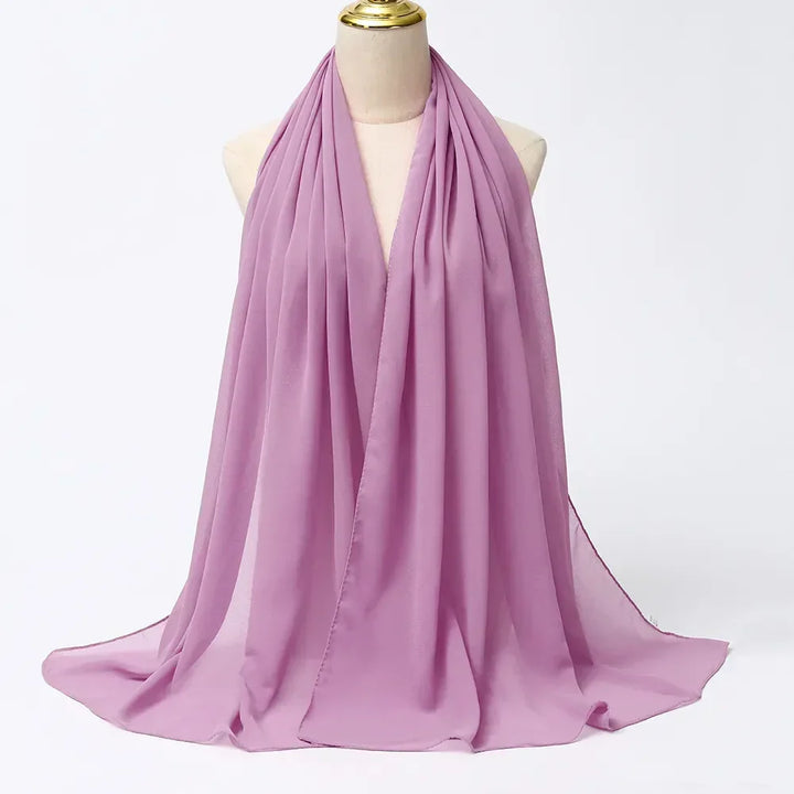 Damen Hijab Schal Leilani aus zartem Chiffon. Leichtes, elegantes Kopftuch, ideal für täglichen Komfort.
