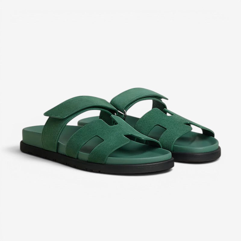 Damen Slip-On Riemensandalen für Sommer, bequem, leicht & casual.