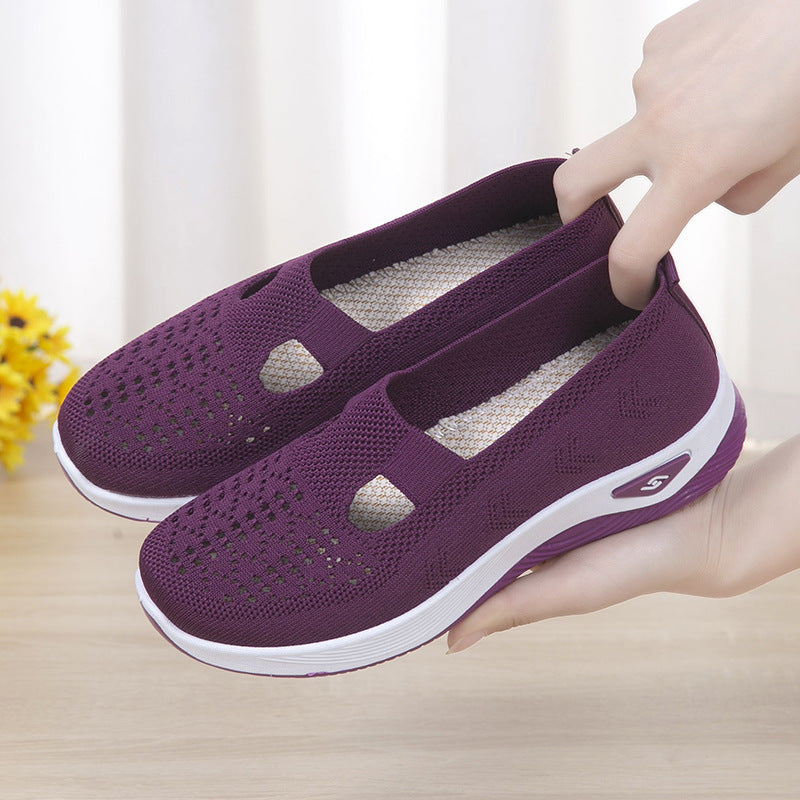 Stilvolle Slip-On Damen Sneaker, orthopädisch, vielseitige Komfortschuhe für jede Gelegenheit.